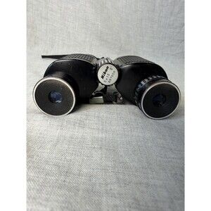 Vintage Nikon Black Compact Binoculars 6x18 8° 687656 Japan Bird Watching Hunt